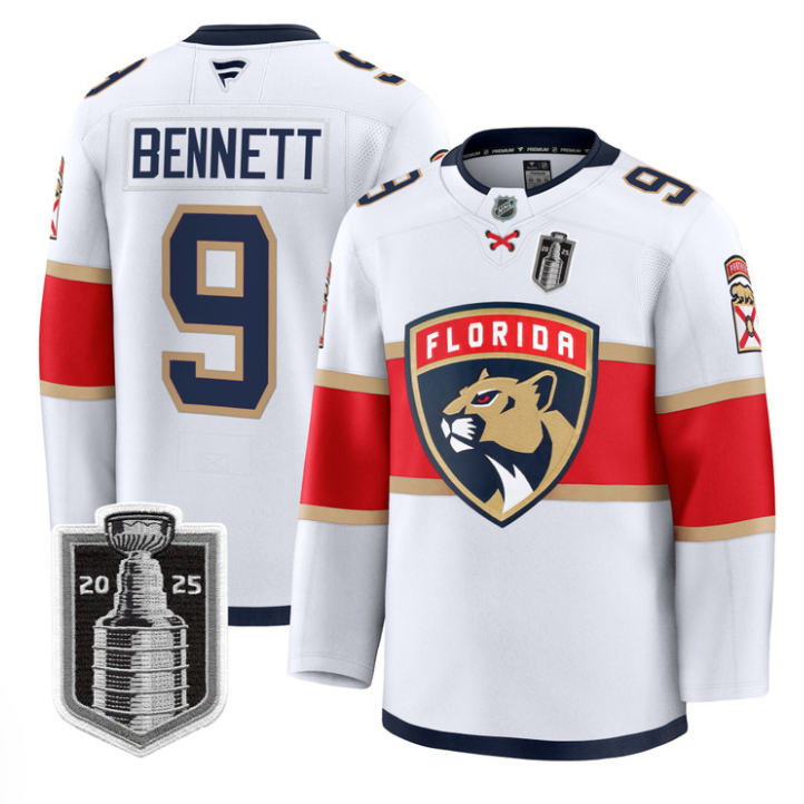 Sam Bennett Jersey #9 Florida Panthers 2025 Stanley Cup Final Stitched Blue
