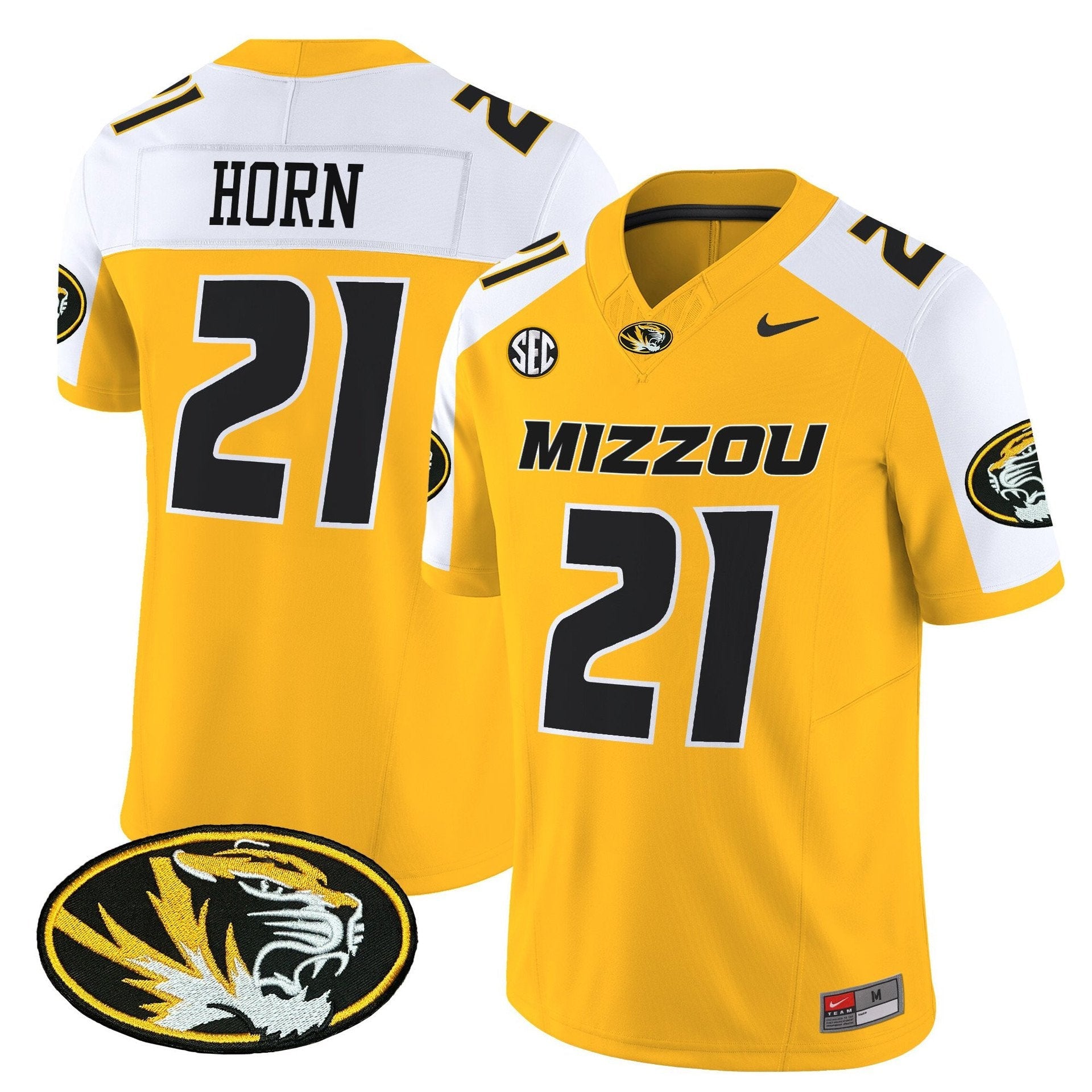 Sam Horn Jersey #21 Missouri Tigers 2025 Vapor Limited Stitched