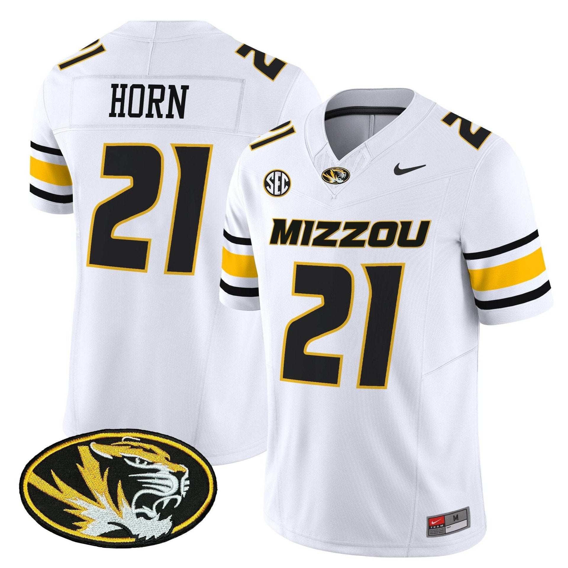 Sam Horn Jersey #21 Missouri Tigers 2025 Vapor Limited Stitched