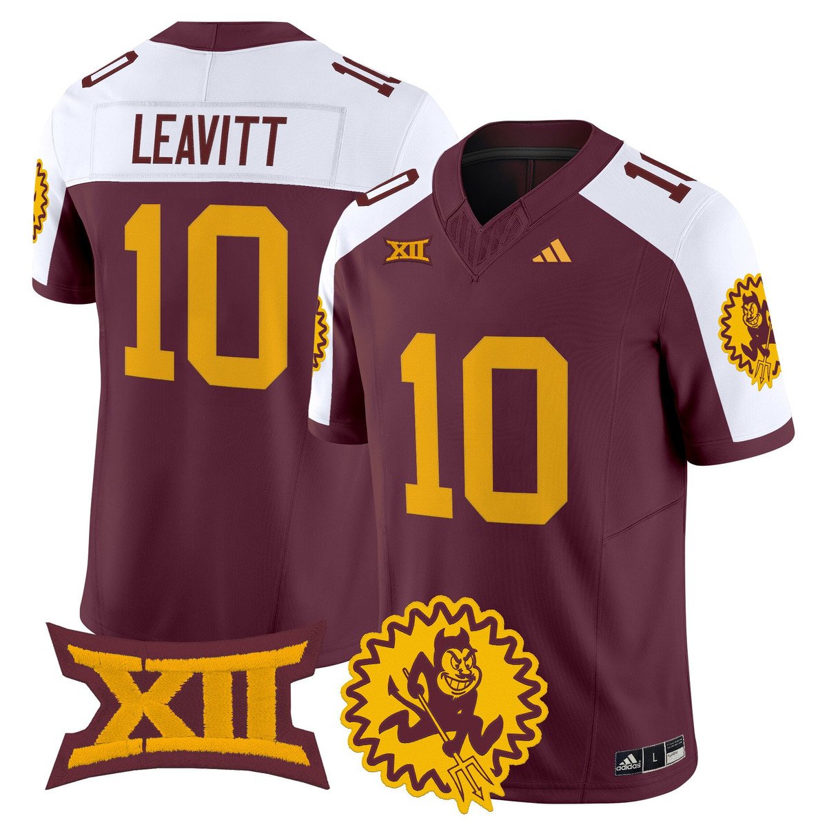 Sam Leavitt Jersey #10 Arizona State Sun Devils 1975 Throwback Stitched