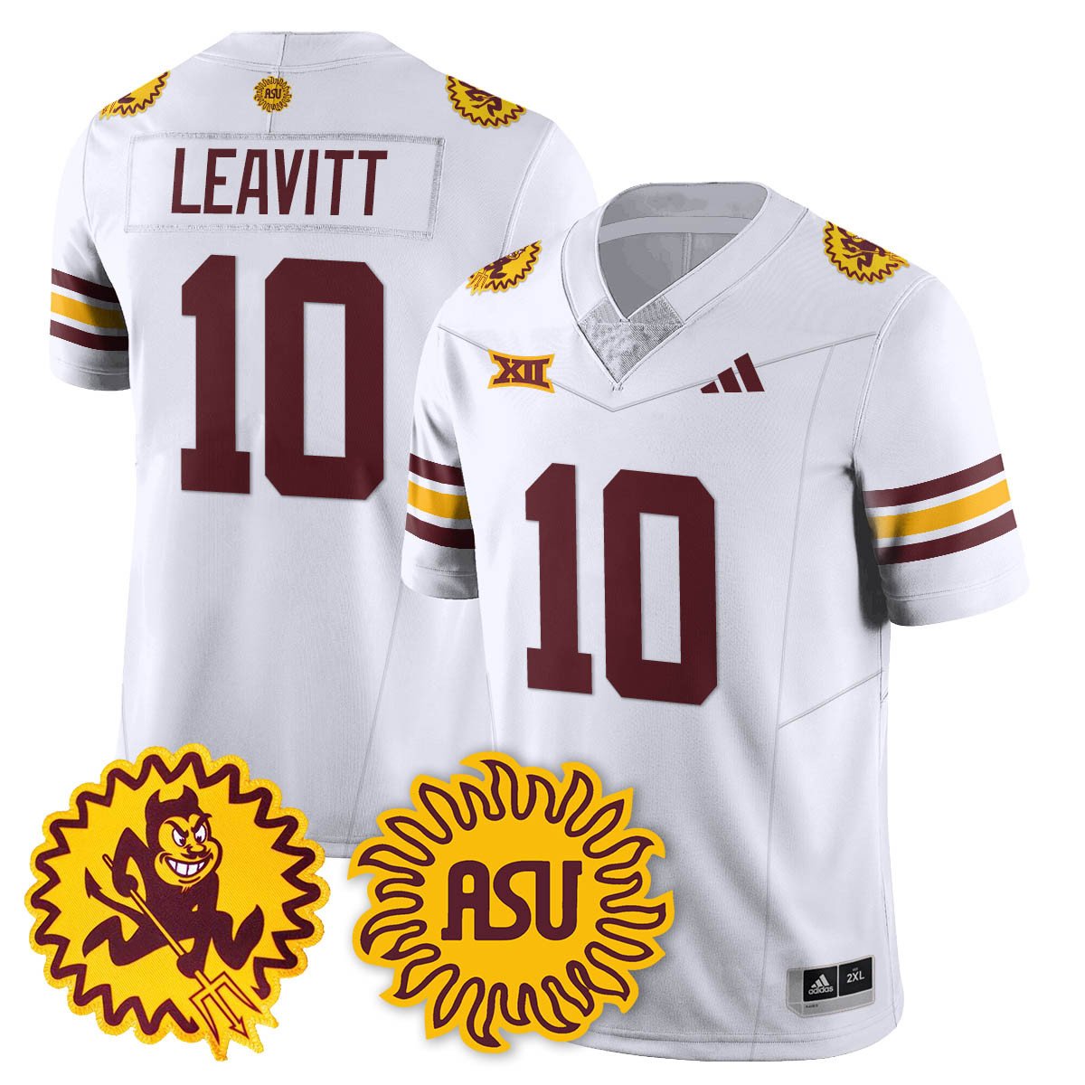 Sam Leavitt Jersey #10 Arizona State Sun Devils 1975 Throwback Stitched