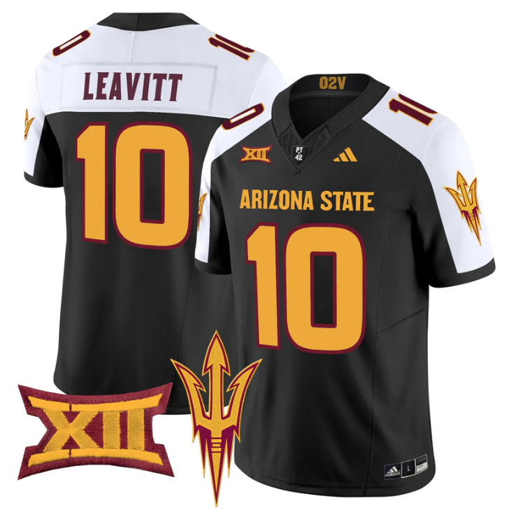 Sam Leavitt Jersey #10 Arizona State Sun Devils 2025 Vapor Stitched