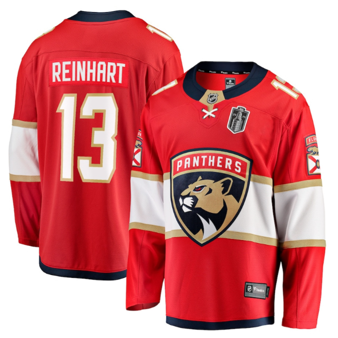 Sam Reinhart 13 Florida Panthers 2025 Breakaway Player Men Jersey
