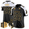 Samuel Harris Jersey #26 Wyoming Cowboys 2025 Gold Vapor Stitched