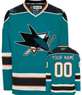 San Jose Sharks  Customized Blue Jersey Stitched