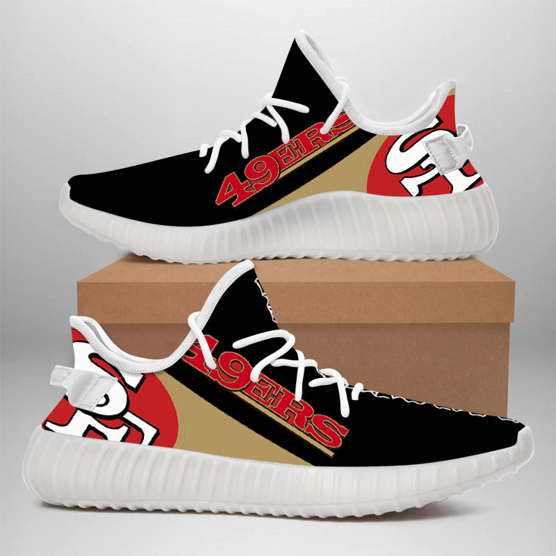 San Francisco 49ers NFL 350v Yeezy Sneakers For Men Women Fans