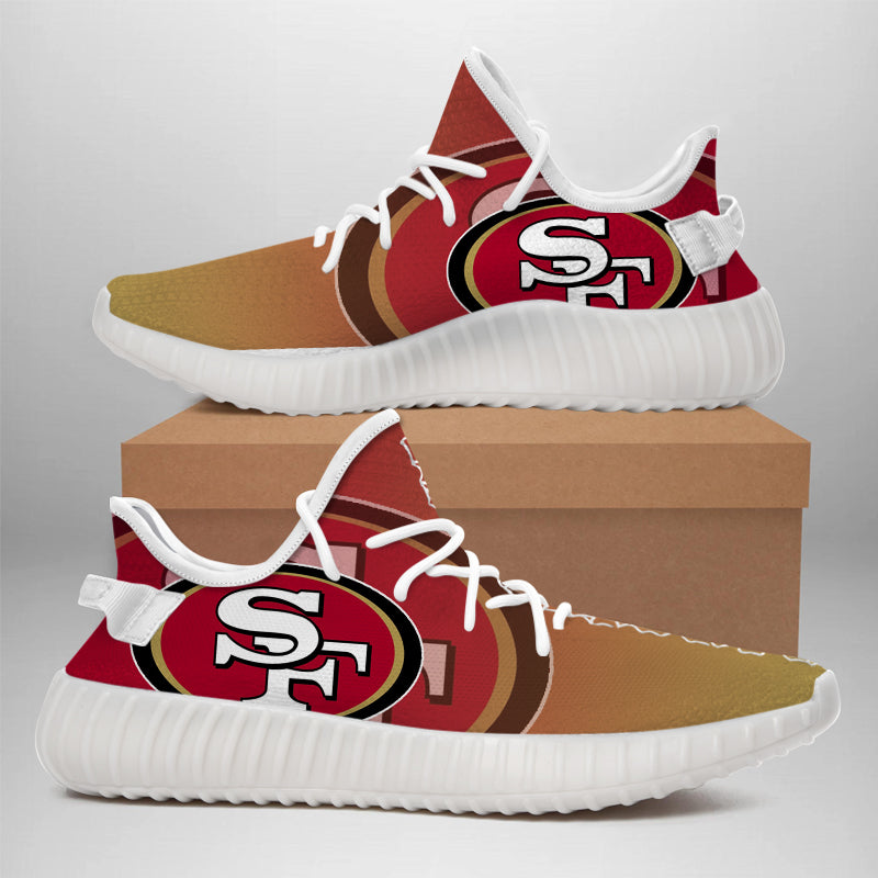 San Francisco 49ers NFL 350v Yeezy Sneakers For Men Women Fans