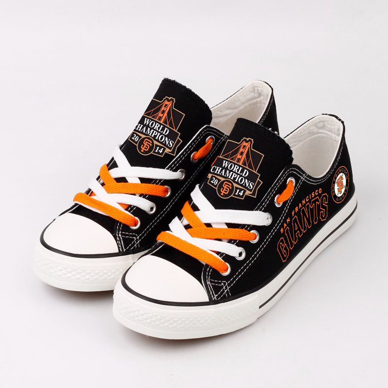 San Francisco Giants Limited Print Low Top Canvas Shoes Sport Sneakers For Men Women Fans