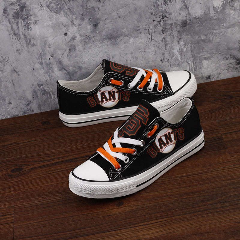 San Francisco Giants Limited Print Low Top Canvas Shoes Sport Sneakers For Men Women Fans