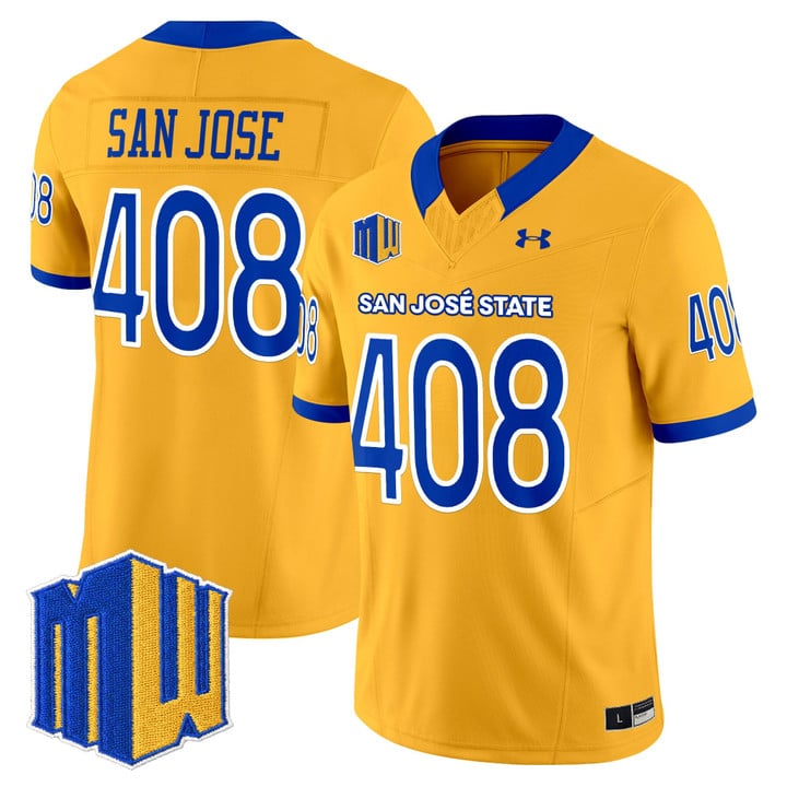 San Jose Jersey #408 San José State Spartans 2025 Limited Stitched