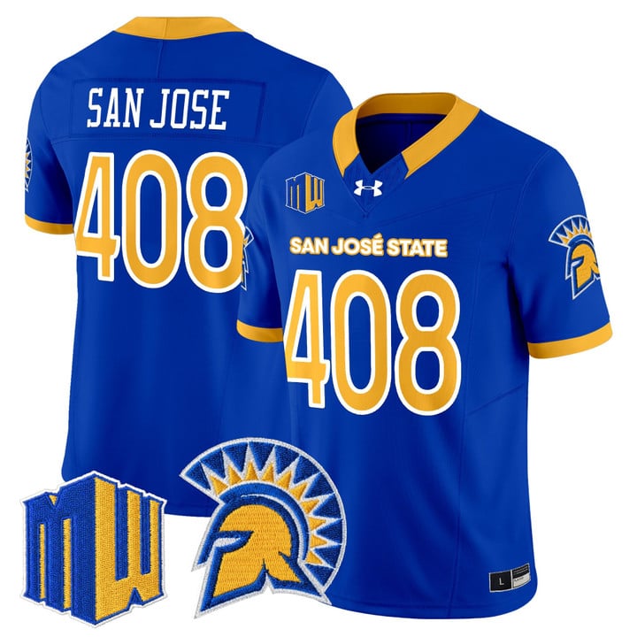 San Jose Jersey #408 San José State Spartans 2025 Limited Stitched