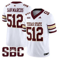 San Marcos Jersey #512 Texas State Bobcats 2025 Limited Stitched