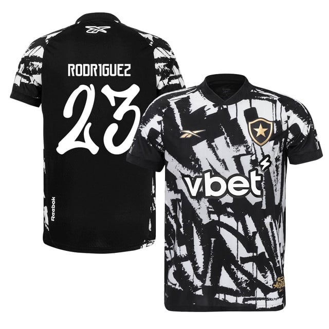 Santiago Rodriguez #23 Botafogo 2025-26 Fourth Jersey – Black
