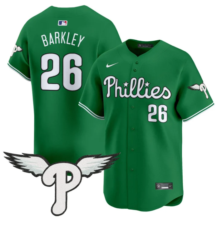 Saquon Barkley Jersey #26 Philadelphia Phillies 2025 Vapor Premier Limited Stitched