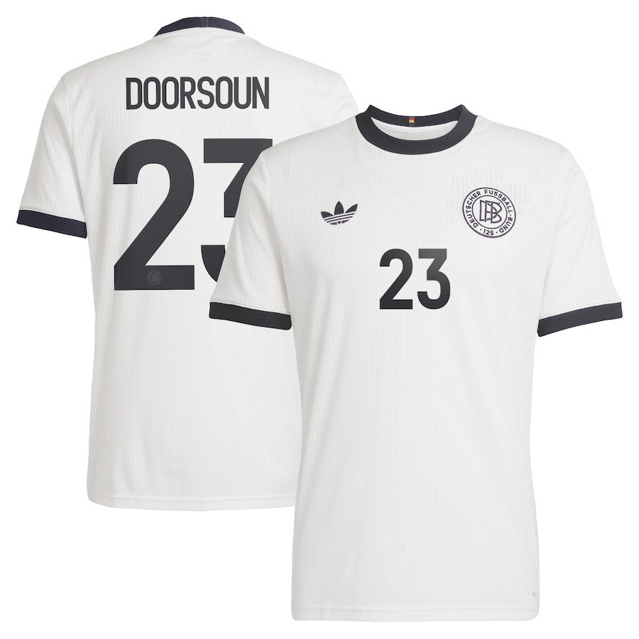 Sara Doorsoun 23 Germany National Team 125th Anniversary Men Jersey – White