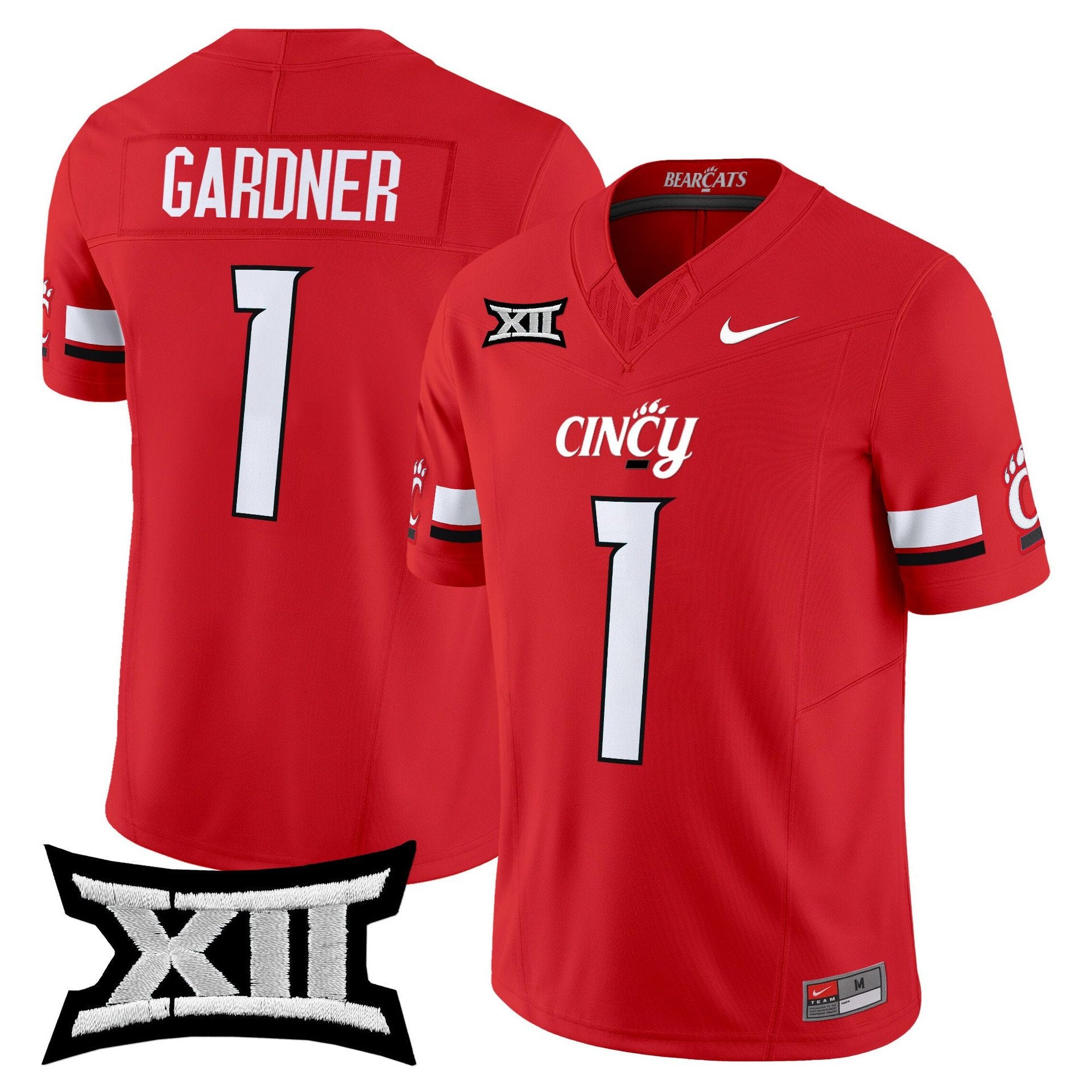 Sauce Gardner Jersey #1 Cincinnati Bearcats 2025 Vapor Limited Stitched