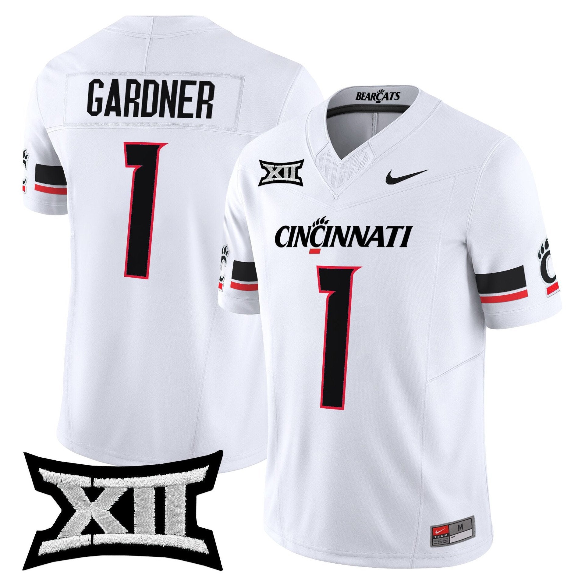 Sauce Gardner Jersey #1 Cincinnati Bearcats 2025 Vapor Limited Stitched