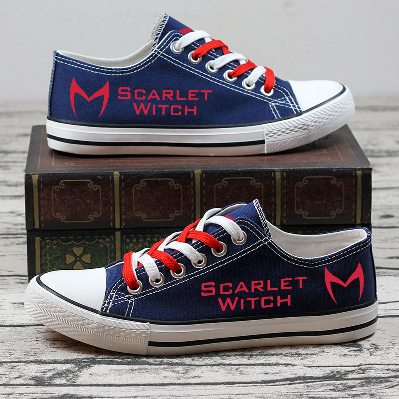 Scarlet Witch Low Top Canvas Sport Sneakers Shoes For Men Women Fans