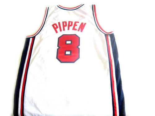 Scottie Pippen Jersey #8 Team USA BasketBall White