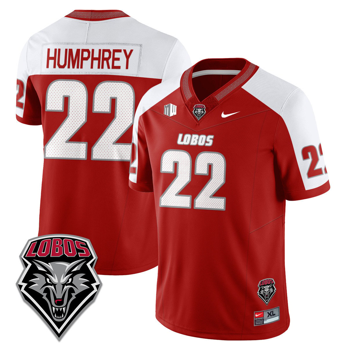 Scottre Humphrey Jersey #22 UNM Lobo Football 2025 Stitched