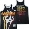 Scream Movie Basketball Jersey Black