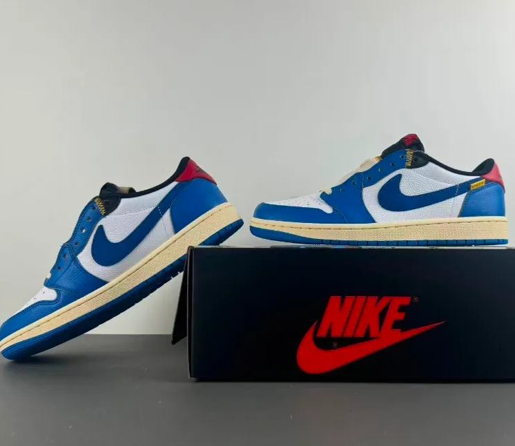 Union LA x AJ 1 Low OG Storm Blue Shoes Sneakers