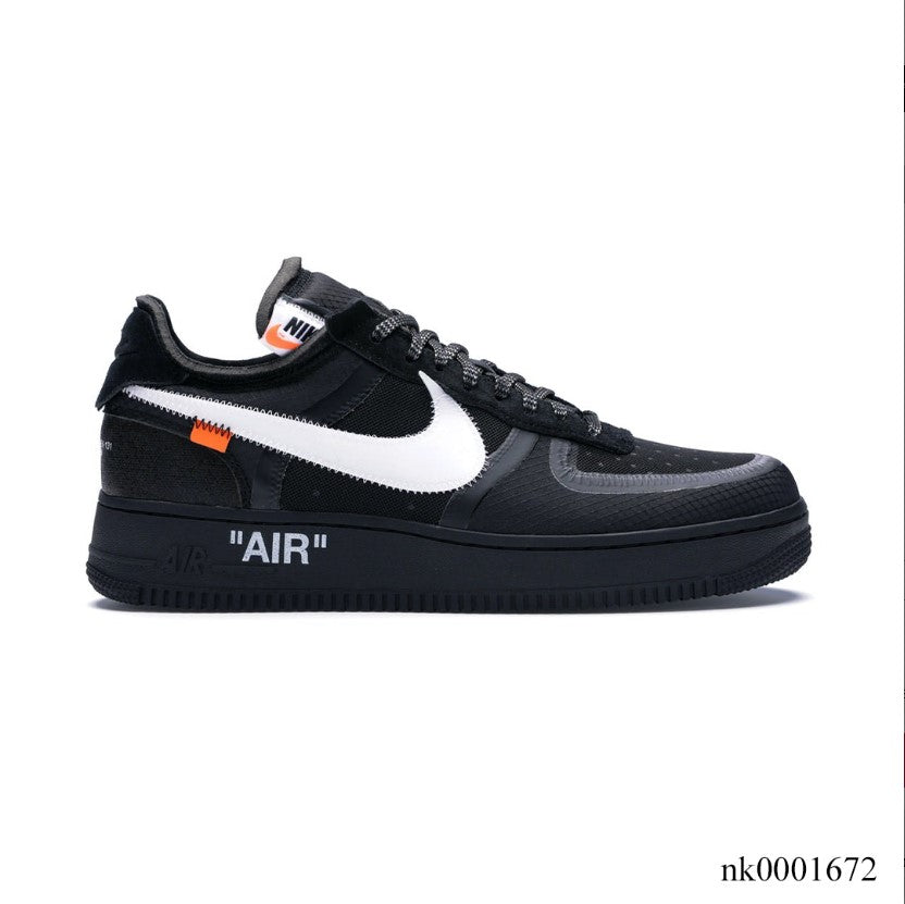 Air Force 1 Low Off-White Black White Shoes Sneakers