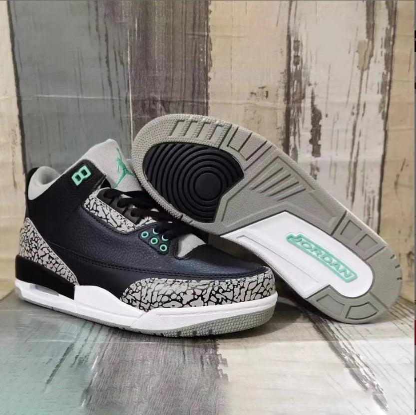 Air Jordan 3 Green Glow Shoes Sneakers