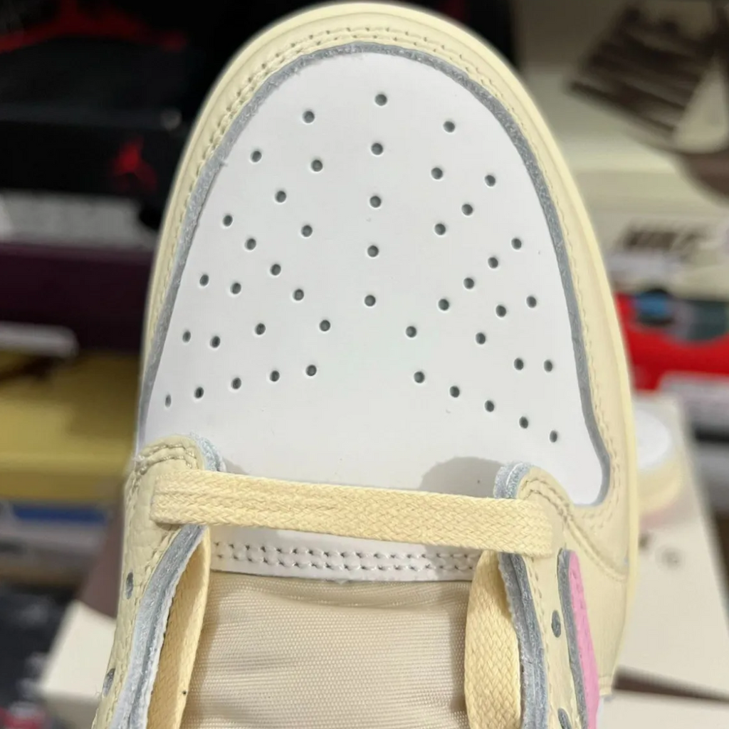 Travis Scott x Air Jordan 1 Low OG Sail Shy Pink Shoes Sneakers