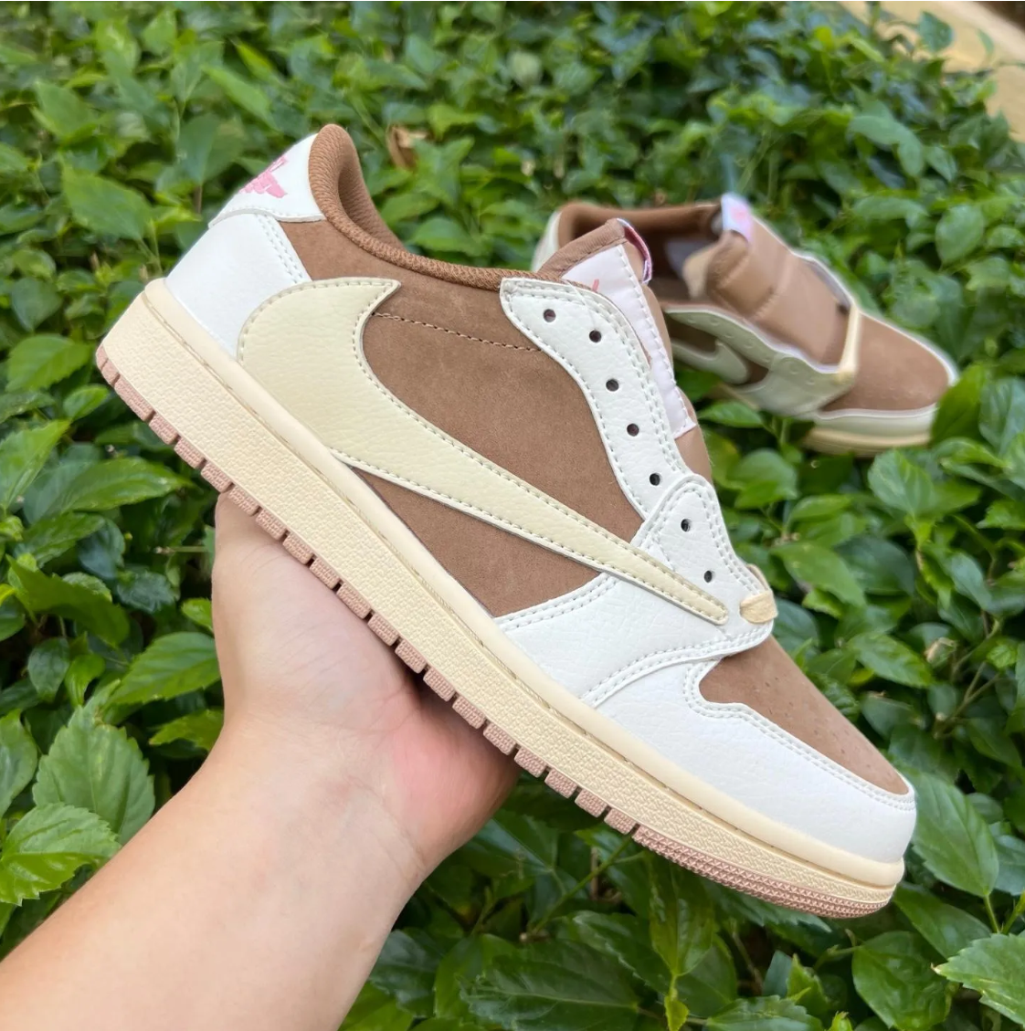 Travis Scott x Air Jordan 1 Low OG Brown Shy Shoes Sneakers