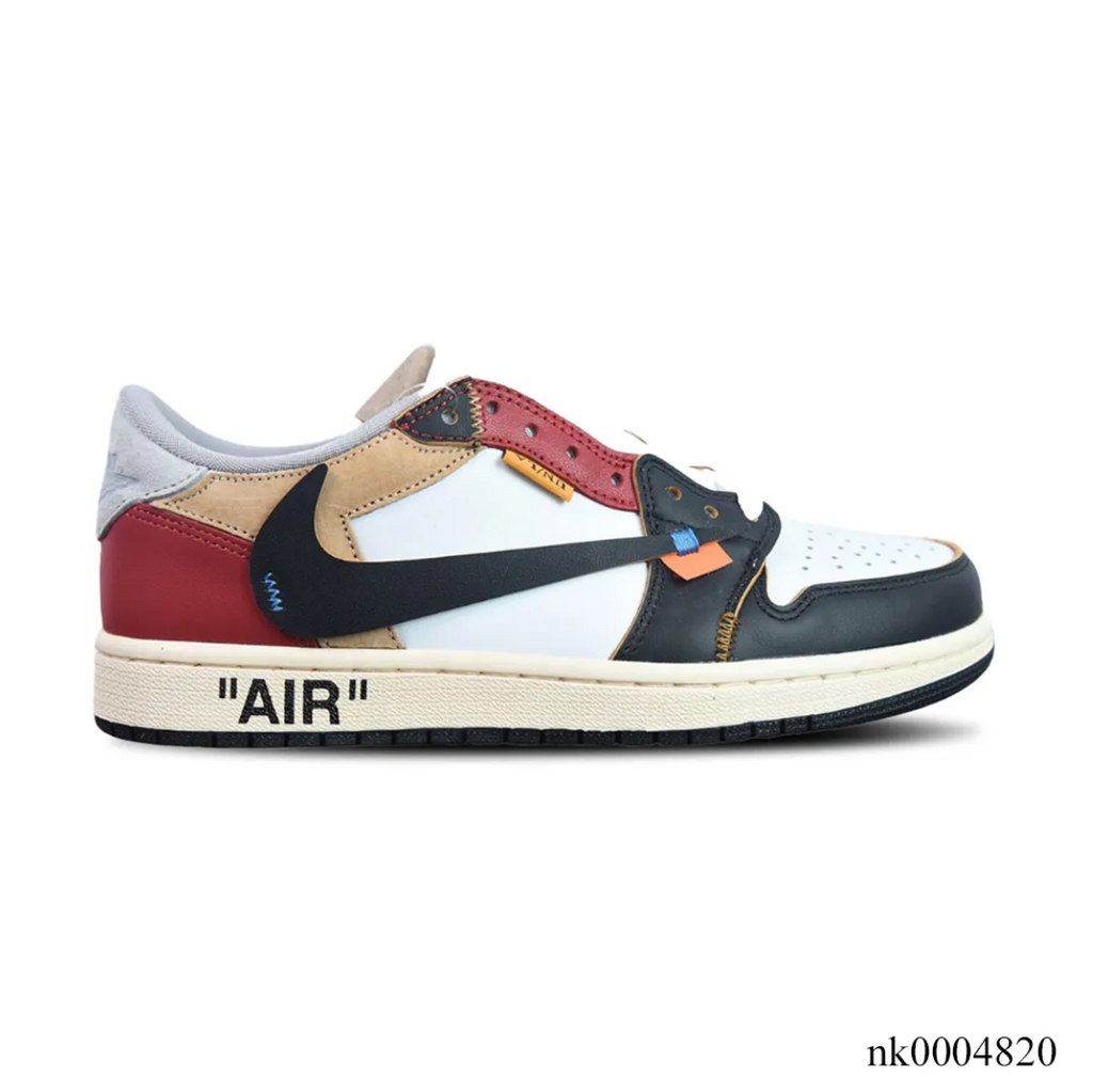 OW x Air Jordan 1 Low OG Goat Lows Shoes Sneakers