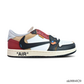 OW x Air Jordan 1 Low OG Goat Lows Shoes Sneakers