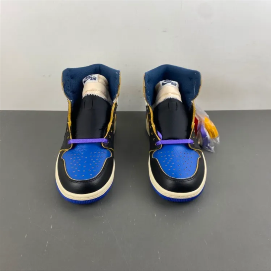 Fragment x Union LA x Air Jordan 1 High OG Sport Royal Shoes Sneakers