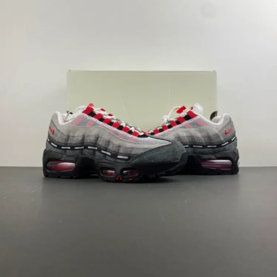 Air Max 95 SP x Undefeated Geo Tokyo Bright Crimson Shoes Sneakers