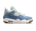 Air Jordan 4 Denim Worn Blue Shoes Sneakers