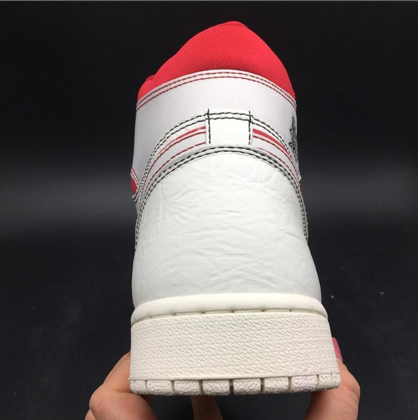 Air Jordan 1 Retro High Phantom Gym Red Shoes Sneakers