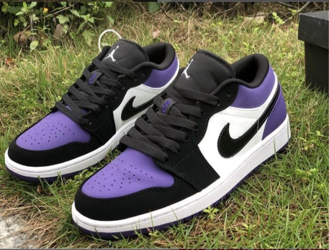 Air Jordan 1 Low Court Purple (GS) Shoes Sneakers