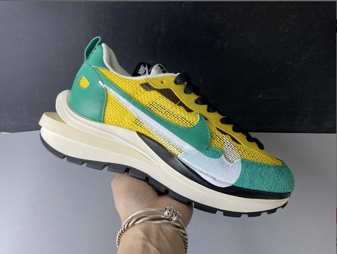 Sacai x Pegasua Vaporfly Yellow Green Shoes Sneakers