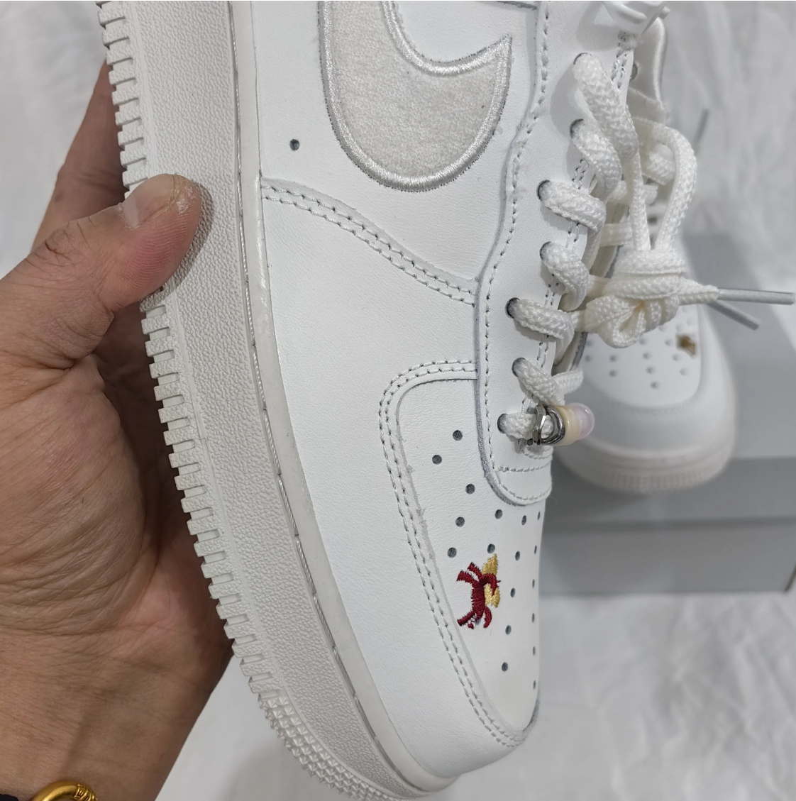 Air Force 1 Chenille Swoosh Year Of The Horse Shoes Sneaker