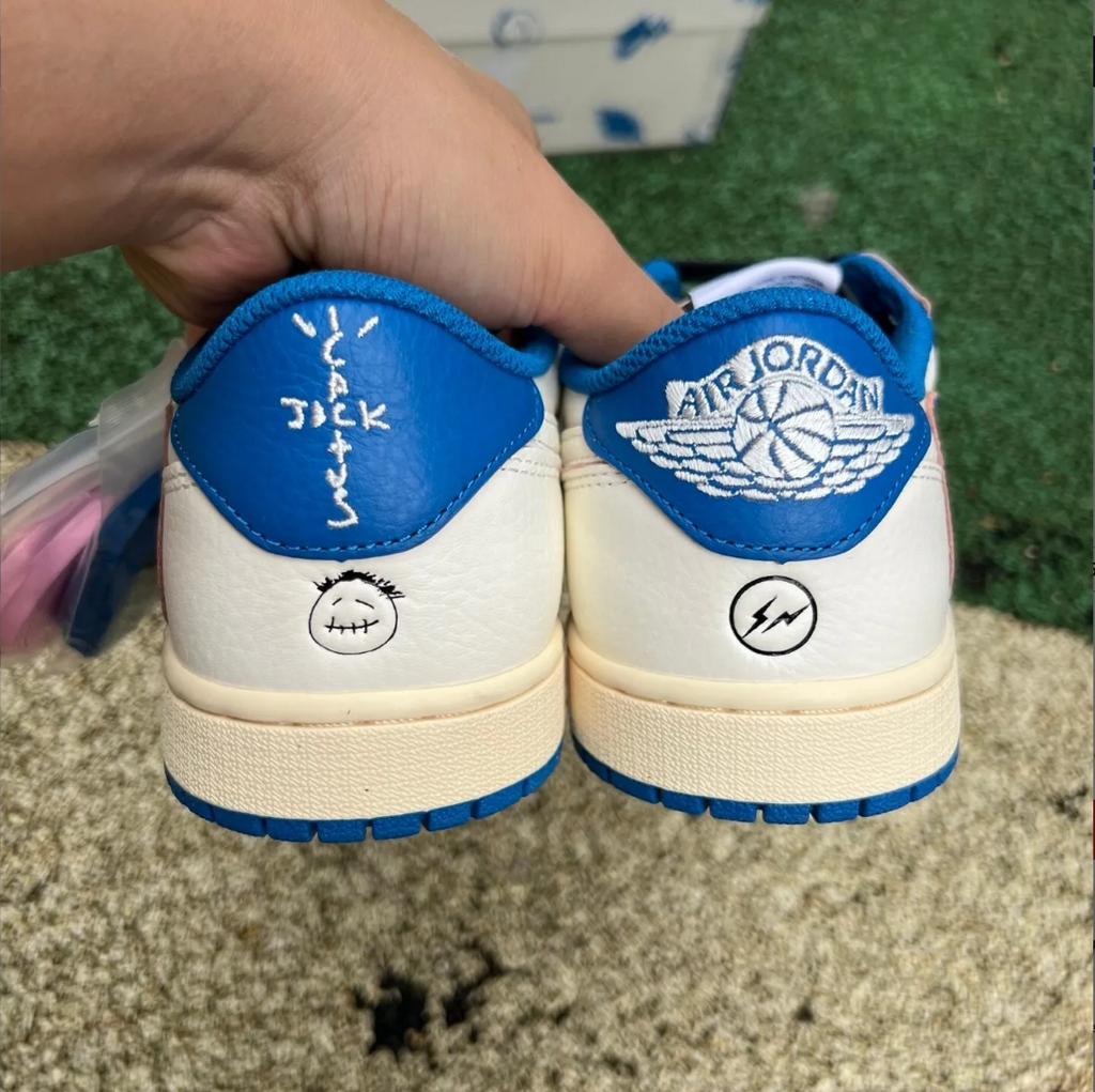 Travis Scott x Fragment x Air Jordan 1 Low 2025 Shoes Sneakers