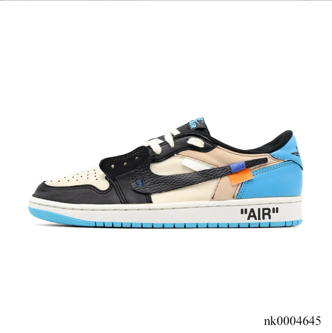OW x Air Jordan 1 Low OG UNC Shoes Sneakers