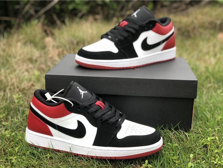 Air Jordan 1 Low Black Toe Shoes Sneakers