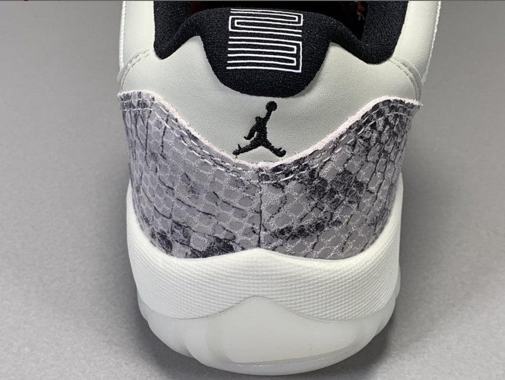 Air Jordan 11 Low Snake Light Bone Shoes Sneakers