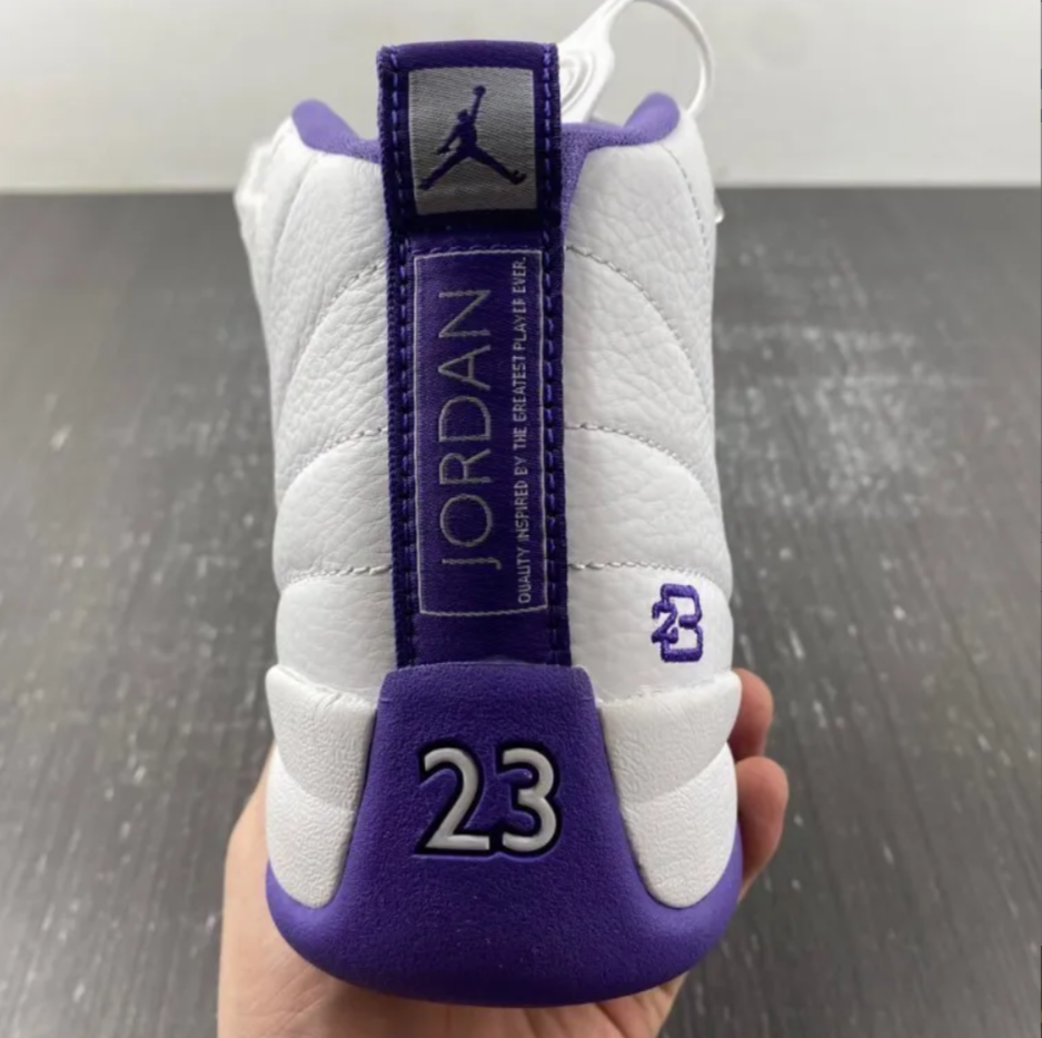 Air Jordan 12 White Field Purple Shoes Sneakers