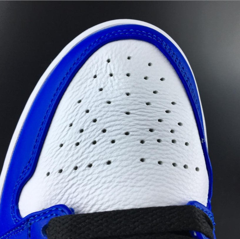 Air Jordan 1 Low Hyper Royal Orange Peel Shoes Sneakers