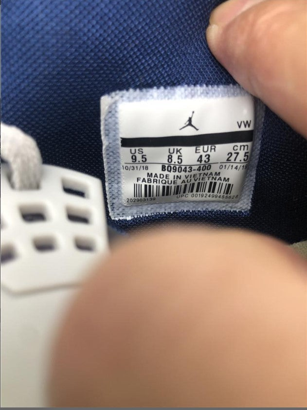 Air Jordan 4 Retro Monsoon Blue (GS) Shoes Sneakers