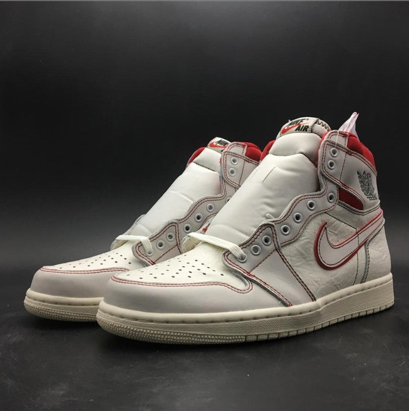 Air Jordan 1 Retro High Phantom Gym Red Shoes Sneakers