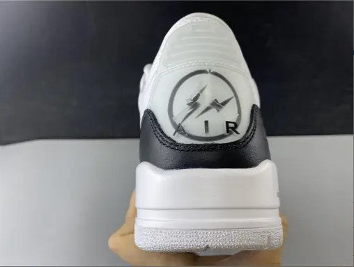 Fragment x AJ 3 White Black Shoes Sneakers
