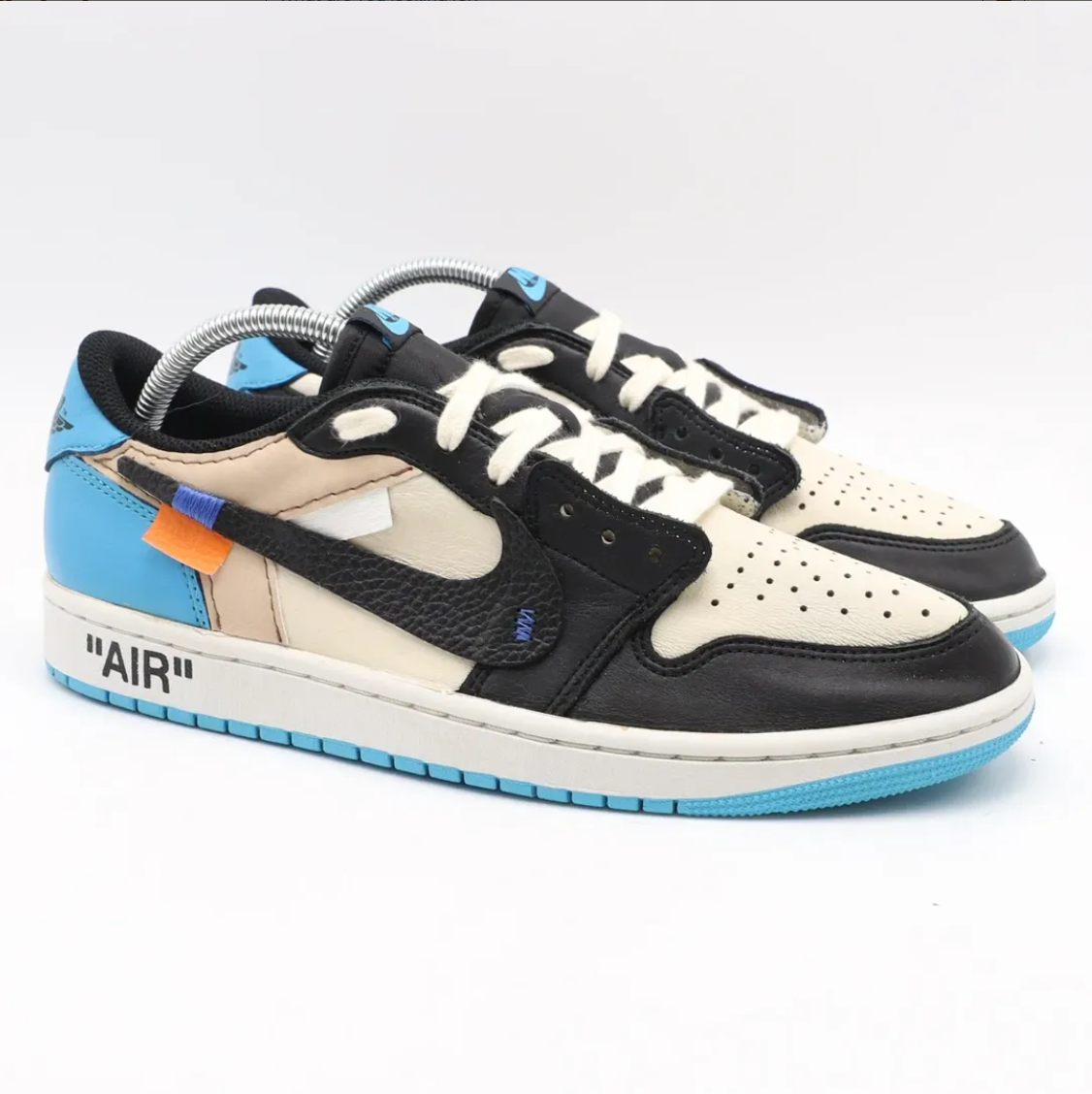 OW x Air Jordan 1 Low OG UNC Shoes Sneakers