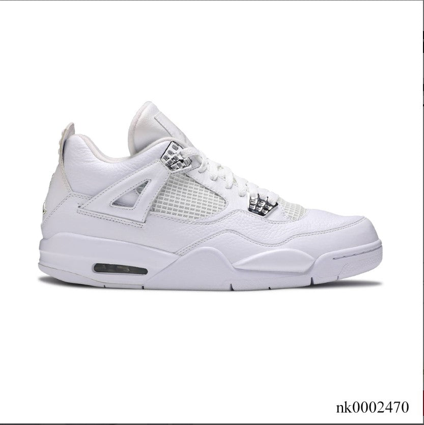 Air Jordan 4 Retro 25th Silver Anniversary Shoes Sneakers